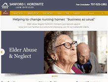 Tablet Screenshot of horowitzelderlaw.com